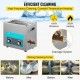 Buy Ultrasonic Cleaner 6.5L 180W Professional Ultrasonic Cleaner with Adjustable Heater Ultrasonic Cleaning Machine with 2 Knobs Powerful 40kHz Frequency for Jewelry, Watch and Glasses