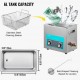 Buy Ultrasonic Cleaner 6.5L 180W Professional Ultrasonic Cleaner with Adjustable Heater Ultrasonic Cleaning Machine with 2 Knobs Powerful 40kHz Frequency for Jewelry, Watch and Glasses