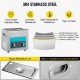 Buy Ultrasonic Cleaner 6.5L 180W Professional Ultrasonic Cleaner with Adjustable Heater Ultrasonic Cleaning Machine with 2 Knobs Powerful 40kHz Frequency for Jewelry, Watch and Glasses