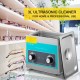 Buy Ultrasonic Cleaner 3L Stainless Steel Ultrasonic Cleaner Timer and Heater Professional Ultrasonic Cleaner 40kHz 120W with Basket Cleaning Machine for Metal Jewelry Glasses