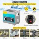 Buy Ultrasonic Cleaner 3L Stainless Steel Ultrasonic Cleaner Timer and Heater Professional Ultrasonic Cleaner 40kHz 120W with Basket Cleaning Machine for Metal Jewelry Glasses