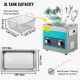 Buy Ultrasonic Cleaner 3L Stainless Steel Ultrasonic Cleaner Timer and Heater Professional Ultrasonic Cleaner 40kHz 120W with Basket Cleaning Machine for Metal Jewelry Glasses