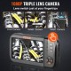 Comprar Câmera endoscópica de lente tripla, tela 4.5 ips, boroscópio, inspeção de drenagem, câmera com lente 1080p, cabo cobra, 8 luzes, bateria