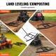 Comprar Rastrillo Nivelador de Césped de Caminos de Entrada 1720 mm Nivelador de Tierras Agrícolas de Acero Q235 Barra Ajustable Herramienta de Nivelación para ATV, UTV, Tractor de Césped de Jardín