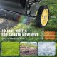 Buy Broadcast Spreader 45kg Spreader with 254mm Wheels Steel Spike Aerator Fertilizer Spreader Garden Planter Salt Spreader for Residential, Farm, Land, Black