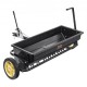 Buy Broadcast Spreader 45kg Spreader with 254mm Wheels Steel Spike Aerator Fertilizer Spreader Garden Planter Salt Spreader for Residential, Farm, Land, Black