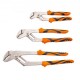 Buy Pack Quick Release Pliers Adjustable Steel Pliers 12"/10"/8" Jaw Opening 1.34"-1.97" with Tool Pouch for Water Pump Installation Repair