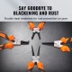 Buy 4 Pcs Carbon Steel Circlip Pliers Set for Outdoor and Indoor with Non-Slip Straight and Curved Handles with Storage Pouch for Mechanical Work