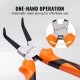 Buy 4 Pcs Carbon Steel Circlip Pliers Set for Outdoor and Indoor with Non-Slip Straight and Curved Handles with Storage Pouch for Mechanical Work