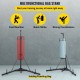 Buy Punching Bag Floor Stand with Extended Height 230cm, Foldable Punching Bag Stand with Adjustable Height 48cm, Steel Punching Bag Floor Stand, Max Load 60kg