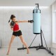 Buy Punching Bag Floor Stand with Extended Height 230cm, Foldable Punching Bag Stand with Adjustable Height 48cm, Steel Punching Bag Floor Stand, Max Load 60kg