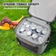 Buy Insulated Cooler Bag 24 Cans Waterproof Portable Cooler Bag 36x28x30.3cm PE Nylon Insulated Cooler Bag with Zipper Shoulder Strap Soft Sided Cooler Bag for Picnic, Camping, Travel, Beach