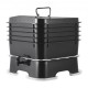 Buy 50L Worm Composter with 5 Trays Garden Composter Worm Compost Bin for Food Waste Recycling Worm Excrement Worm Tea Vermiculture