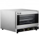 Buy Electric Convection Oven 47 L 1600 W Tabletop Oven 58 x 55 x 40 cm, Stainless Steel and Tempered Glass, Multifunction Electric Tabletop Oven 65-250 ℃ with 4 Shelves for Cafes