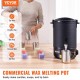 Buy 6.5L Electric Wax Melter Large Capacity Candle Wax Melting Pot 1100W Peak Wax Melting Machine Adjustment 30-110°C with 100 Wicks and Stickers for Making Candles Soap