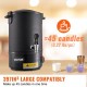 Buy 6.5L Electric Wax Melter Large Capacity Candle Wax Melting Pot 1100W Peak Wax Melting Machine Adjustment 30-110°C with 100 Wicks and Stickers for Making Candles Soap