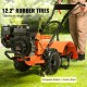 Buy 212CC 4-Stroke Gasoline Engine Thermal Tiller with 4 Adjustable Steel Rear Tines Wheels Soil Cultivator Easy Installation for Vegetable Gardens Farmland