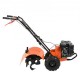 Buy 212CC 4-Stroke Gasoline Engine Thermal Tiller with 4 Adjustable Steel Rear Tines Wheels Soil Cultivator Easy Installation for Vegetable Gardens Farmland