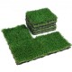 Comprar 18 Uds 12 "x 12" césped Artificial verde alfombra de césped falso alfombra para interior/exterior