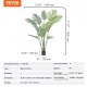 Comprar Árbol Artificial de 1828mm Planta Artificial de PE Areca Palmera Árbol Verde Falso con Maceta 152x128 mm Decoración de Plantas Falsas para Hogar Oficina Centros Comerciales Interiores Exteriores