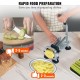 Buy Professional Manual French Fry Cutter Vegetable Cutter 2 Stainless Steel Blades 12.7mm and 9.5mm Potato Cutter Fruit Sticks with Suction Cup for Kitchen Restaurant