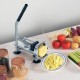 Buy Professional Manual French Fry Cutter Vegetable Cutter 2 Stainless Steel Blades 12.7mm and 9.5mm Potato Cutter Fruit Sticks with Suction Cup for Kitchen Restaurant