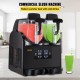 Buy Commercial Slush Machine 2x2.5L 370W Commercial Ice Slush Machine 16°F to 32°F Slush Machine Ice Cream Separate Tank Control Light Display Low Noise