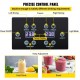 Buy Commercial Slush Machine 2x2.5L 370W Commercial Ice Slush Machine 16°F to 32°F Slush Machine Ice Cream Separate Tank Control Light Display Low Noise