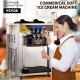 Kaufen Sie Kommerzielle Eismaschine, 2200 W, Softeismaschine, Silber, 22–30 l pro Stunde, Softeismaschine, 74,5 x 54 x 86 cm, in Cafés, Buffets, Getränkegeschäften, Restaurants