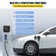 Buy 16A Type 2 Portable EV Charger, Home EV Charger 7.5m, Electric Car Charger with Most Electric Cars, Compliant with IEC 62196-2 Standard