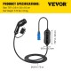 Comprar Carregador portátil para veículo elétrico 16 A Tipo 2, carregador EV doméstico 7,5 m, carregador para carro elétrico com a maioria dos carros elétricos, em conformidade com o padrão IEC 62196-2