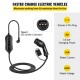 Buy 16A Type 2 Portable Electric Vehicle Charger, 3.6kW Home EV Charger EV Car Charger Compatible with Most Electric Cars, Compliant with IEC 62196-2 Standard