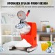 Buy Electric Ice Crusher Machine 100kg/h Commercial Ice Crusher 300W 4-Blade Stainless Steel Head Electric Ice Crusher for Cold Drinks Bar Restaurant, Orange