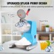 Buy Electric Ice Crusher Machine 100kg/h Commercial Ice Crusher 300W 4-Blade Stainless Steel Head Electric Ice Crusher for Cold Drinks Bar Restaurant, Blue