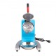 Buy Electric Ice Crusher Machine 100kg/h Commercial Ice Crusher 300W 4-Blade Stainless Steel Head Electric Ice Crusher for Cold Drinks Bar Restaurant, Blue