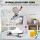 Buy Electric Ice Crusher Machine 100kg/h Commercial Ice Crusher 300W 4-Blade Stainless Steel Head Electric Ice Crusher for Cold Drinks Bar Restaurant, Silver