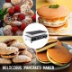 Buy Stainless Steel Waffle Machine Muffin Maker Dual Temperature & Time Control Crepe Maker 1.7KW