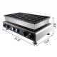 Buy Stainless Steel Waffle Machine Muffin Maker Dual Temperature & Time Control Crepe Maker 1.7KW