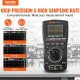 Koop in 1 draagbare digitale oscilloscoop-multimeter 2,5 ms/s bemonsteringssnelheid 1 MHz bandbreedte met 2,4 inch LCD-tas voor automatische reparatie elektronische circuittests