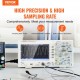 Buy Digital Oscilloscope 1 GS/s Sampling Rate Professional Oscilloscope Kit 100 MHz Bandwidth 2 Channels Mathematical Algorithms and FFT for Signal Measurement Maintenance Debugging