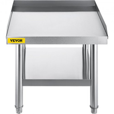 Mesa de acero inoxidable VEVOR para preparación y trabajo, soporte para equipos de cocina de 24