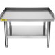 Comprar Mesa de acero inoxidable para preparación y trabajo, soporte para equipos de cocina de 36" x 30