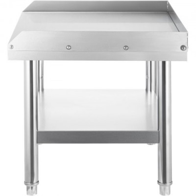 VEVOR Mesa de acero inoxidable para preparación y trabajo, soporte para equipos