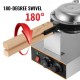 Buy Waffle Maker Stainless Steel Bubble Waffle Machine 180 Degree Rotating with Wooden Handle