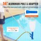 Comprar Aspirador manual de piscinas Caudal de agua superior a 73 L/min Anchura del aspirador manual de piscinas 14 cm Kit de mantenimiento de piscinas portátil 3 cepillos de mango largo para piscinas