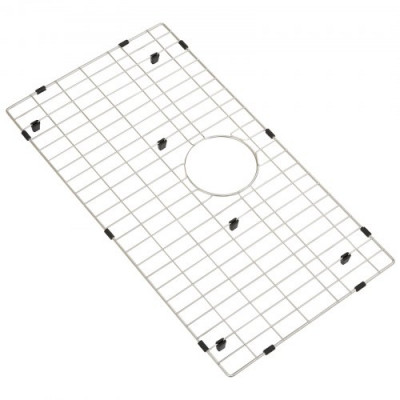 VEVOR Rejilla inferior del fregadero 66x35,5x2,54 cm Alfombrilla para fregadero de cocina de acero inoxidable 304 Desagüe trasero con radio de esquina R25 Accesorio para colocar cubiertos y platos