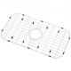 Buy Sink Grate 66x35.6x2.54 cm 304 Stainless Steel Sink Bottom Grate with Central Drain Sink Accessory for Dishes, Cutlery and Tableware Food Defrosting