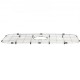 Buy Sink Grate 66x35.6x2.54 cm 304 Stainless Steel Sink Bottom Grate with Central Drain Sink Accessory for Dishes, Cutlery and Tableware Food Defrosting