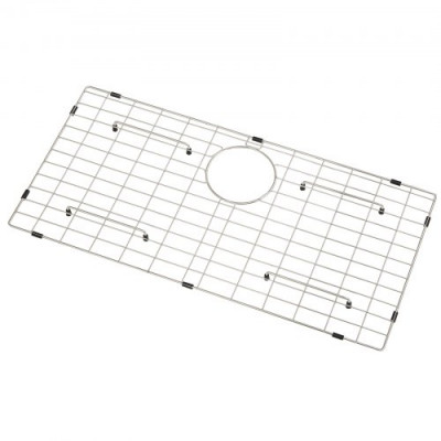 VEVOR Rejilla inferior del fregadero 69,9x34,3x3,2 cm Alfombrilla para fregadero de cocina de acero inoxidable 304 Desagüe trasero con radio de esquina R5 Accesorio para colocar cubiertos y platos