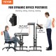 Buy Mobile Standing Desk Height Adjustable 670-1140mm 0-45° Tilt Desktop 20kg Loading with Gas Spring 360° Swivel Casters Lockable Computer Table for Home Office